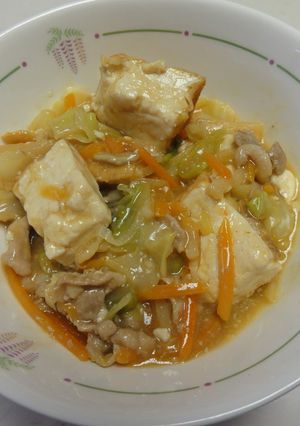 ジャージャン豆腐-レシピのメイン写真