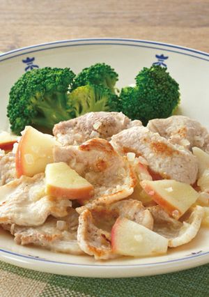 豚肉とりんごのワイン蒸し-レシピのメイン写真