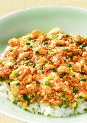 やさしい食感★おぼろ豆腐丼-レシピのメイン写真