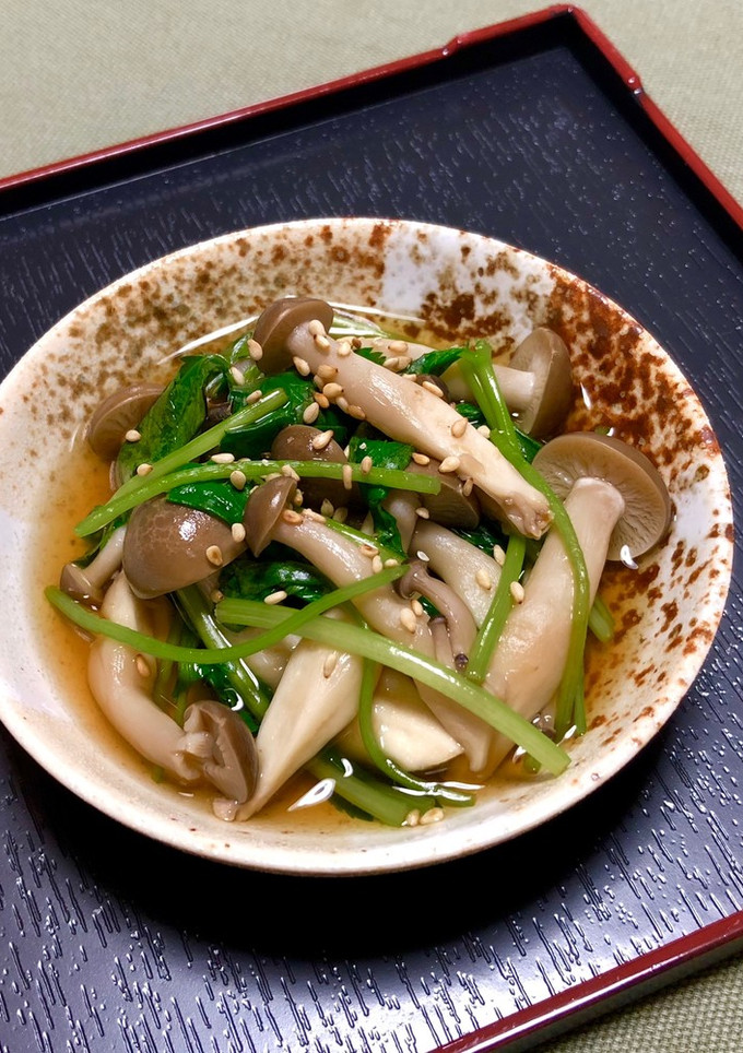 ふわっと香る＊しめじと三つ葉の煮浸し-レシピのメイン写真
