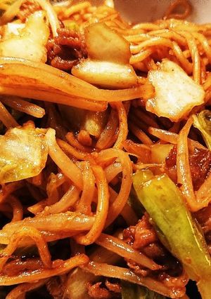 屋台風焼きそば覚え書き-レシピのメイン写真