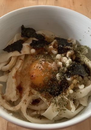 親子で作るランチ 釜揚げうどん-レシピのメイン写真