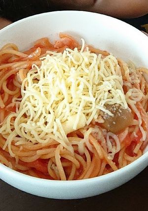 グツグツ煮込みパスタ(トマト)-レシピのメイン写真