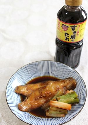 カレイと白ネギの煮物-レシピのメイン写真