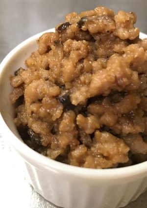 おにぎりの具やご飯のお供に！絶品肉味噌-レシピのメイン写真