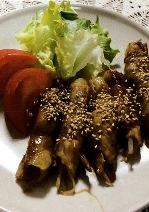 豚ロースのこってりもやし巻き-レシピのメイン写真