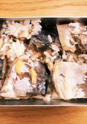 メスティンで鯖水煮炊き込みご飯-レシピのメイン写真