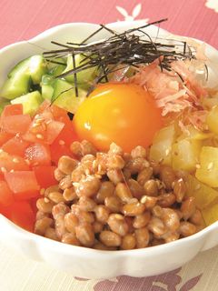 彩り納豆和え-レシピのメイン写真