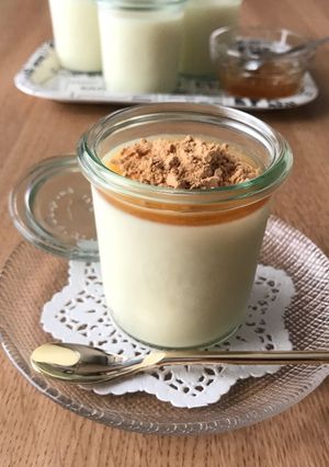 ゼラチンで簡単！とろとろ豆乳プリン-レシピのメイン写真