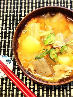豚汁*母の味 野菜たっぷり!-レシピのメイン写真