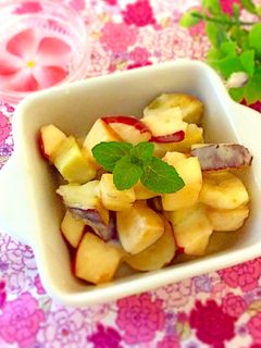 焼き芋で☆さつま芋と林檎のデリ風サラダ-レシピのメイン写真