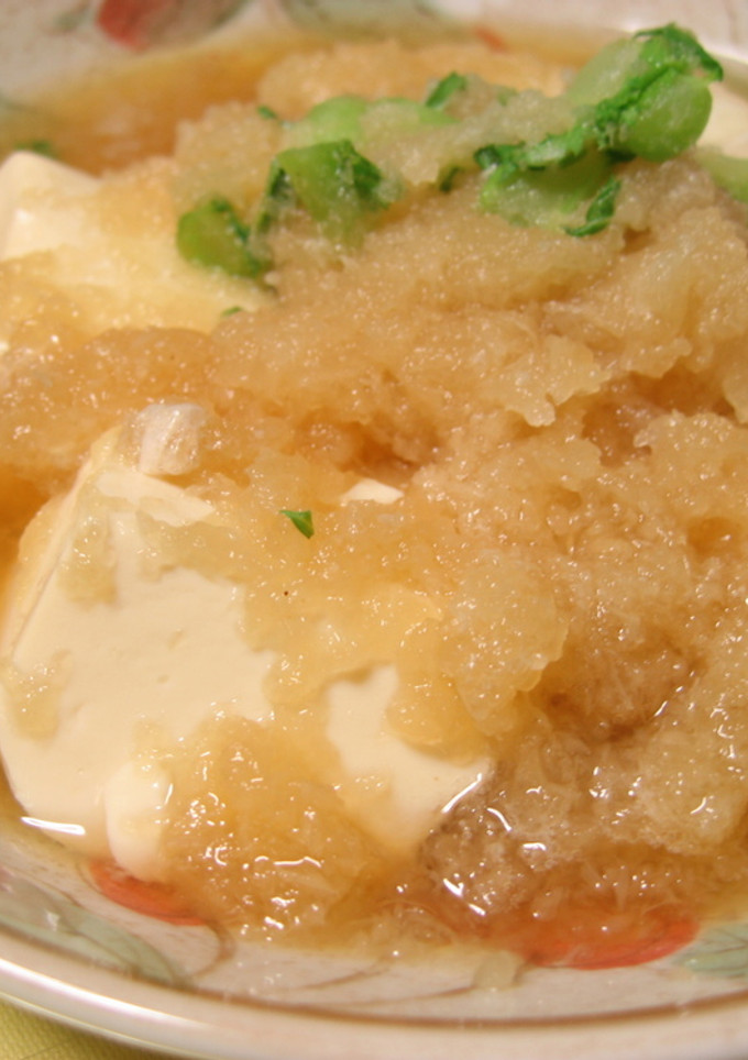 夏でも熱々おいしい！たらと豆腐のみぞれ煮-レシピのメイン写真