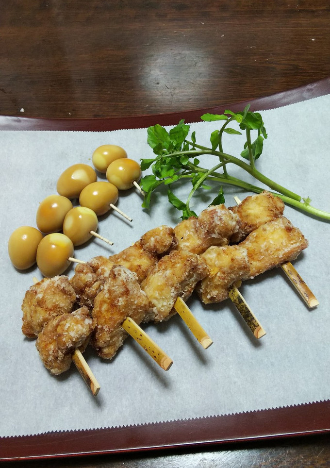 ささ身の柚子こしょう揚げとうずら卵煮-レシピのメイン写真