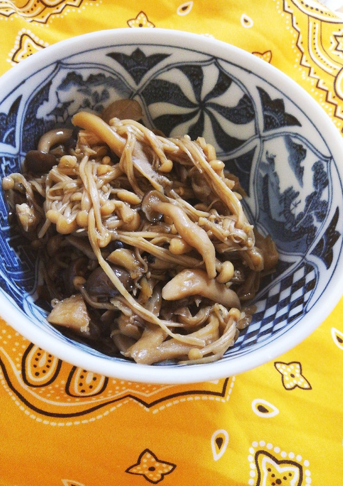 キノコ類で醤油煮！ご飯のお供ナメタケ風？-レシピのメイン写真