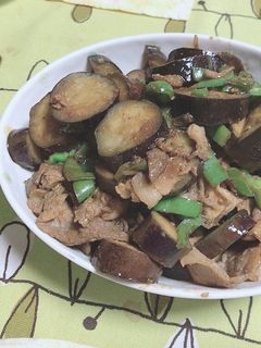 ナスとピーマンの味噌炒め-レシピのメイン写真