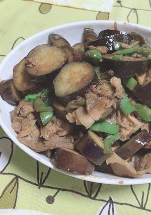 ナスとピーマンの味噌炒め-レシピのメイン写真