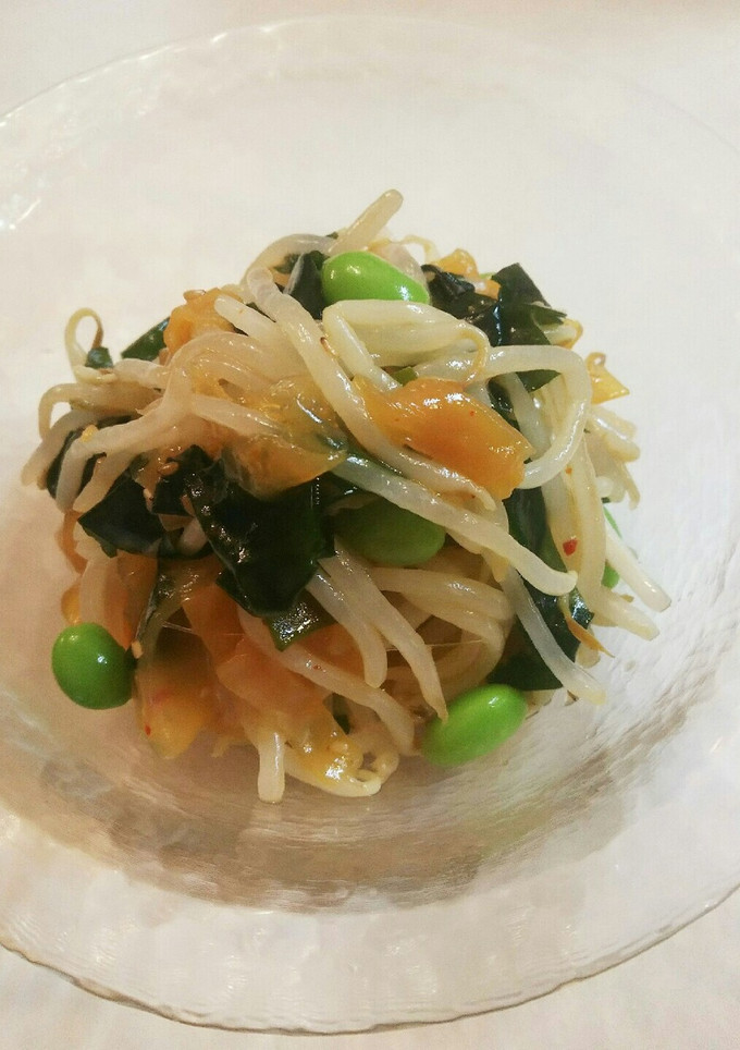 市販中華くらげ わかめ もやし 和え物-レシピのメイン写真