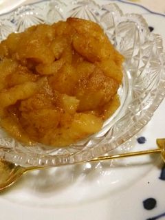 レンジで10分 ボケたリンゴのシナモン煮-レシピのメイン写真