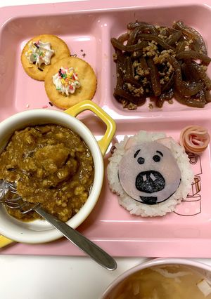 トイストーリー　ハムのデコご飯-レシピのメイン写真