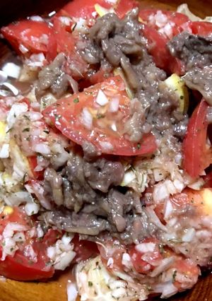 トマトとレモンのアンチョビサラダ-レシピのメイン写真