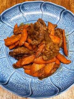 牛肉とニンジンの簡単味噌炒め-レシピのメイン写真
