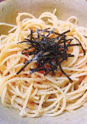 かんたん！究極のシンプルたらこスパ-レシピのメイン写真