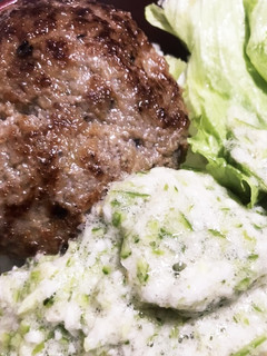 簡単 和風ハンバーグとろろ 丼-レシピのメイン写真