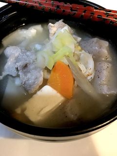 取り分け腎臓病食ー豚汁-レシピのメイン写真