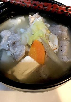 取り分け腎臓病食ー豚汁-レシピのメイン写真