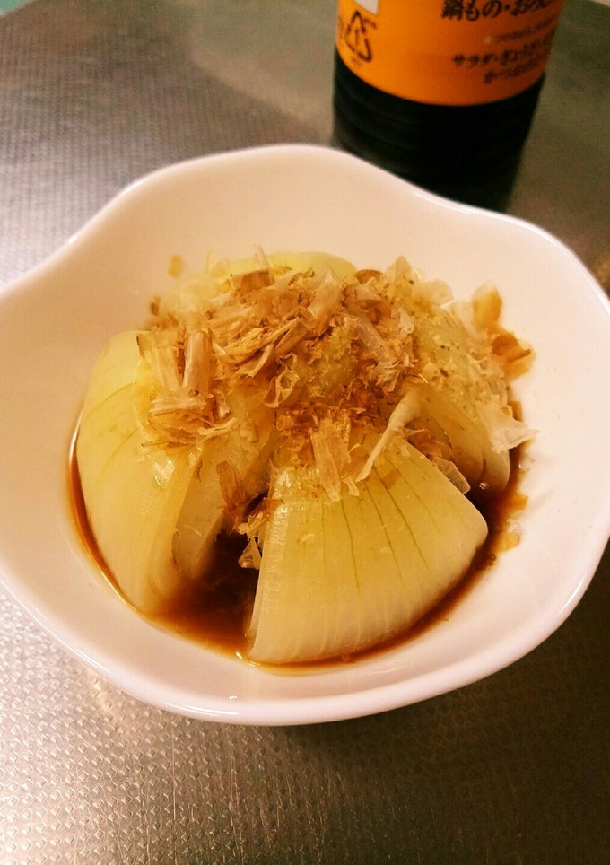 簡単　蒸し玉ねぎポン酢-レシピのメイン写真