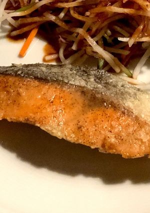 皮サクサク！鮭のムニエル-レシピのメイン写真