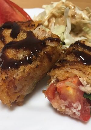 フライパンdeチーズ入り豚肉ロールフライ-レシピのメイン写真