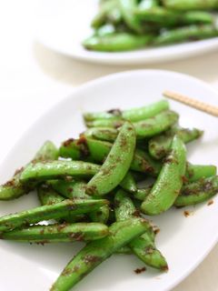 スナップえんどうのおかか醤油炒め-レシピのメイン写真