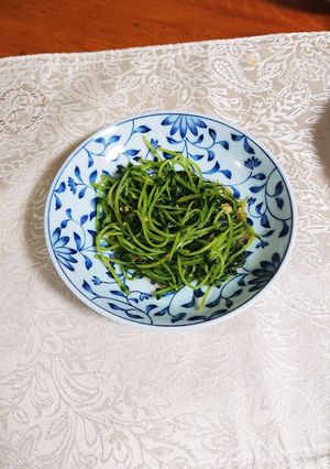 豆苗のしゃきしゃき炒め-レシピのメイン写真