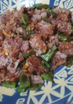 インゲンでガーリックチャーハン-レシピのメイン写真
