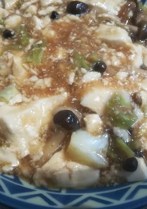 インゲンとシメジで和風麻婆豆腐-レシピのメイン写真