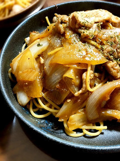 豚肉と玉ねぎの和風パスタ-レシピのメイン写真
