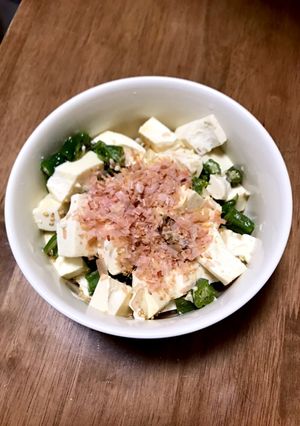 作り置きok簡単オクラ豆腐-レシピのメイン写真