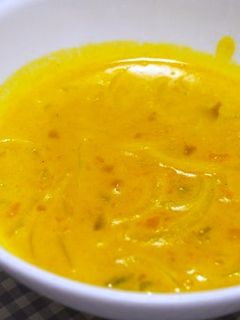 かぼちゃスープの素からカレースープ!簡単-レシピのメイン写真