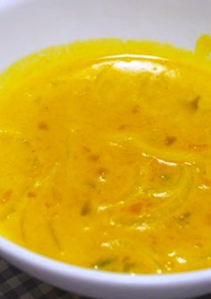 かぼちゃスープの素からカレースープ！簡単-レシピのメイン写真