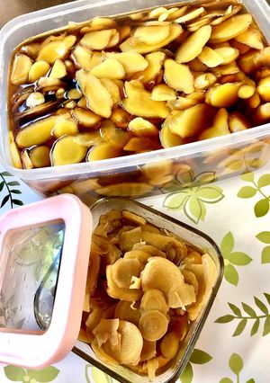 新生姜の醤油漬け-レシピのメイン写真