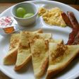 お砂糖無しのフレンチトーストプレート♪