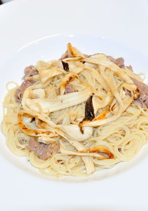 drtomの松茸と牛肉の冷製パスタ-レシピのメイン写真