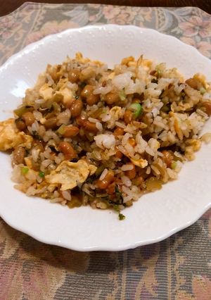 大根葉と納豆の炒飯-レシピのメイン写真