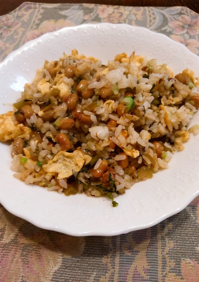 大根葉と納豆の炒飯-レシピのメイン写真