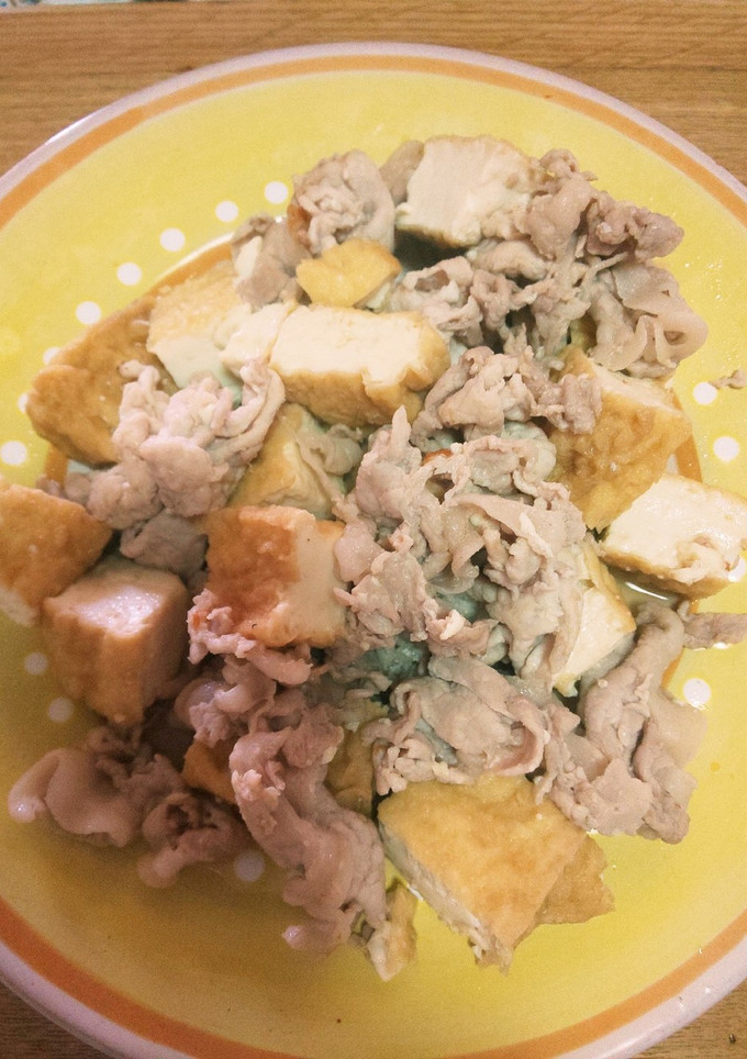 豚肉と厚揚げの炒め物-レシピのメイン写真