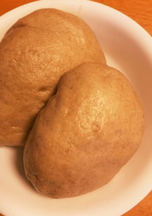 玄米蒸しパン（HB捏ね）　-レシピのメイン写真