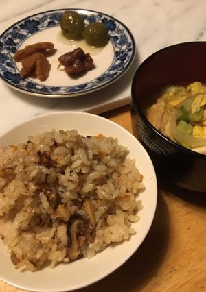 魔の土鍋炊きご飯☆里芋天かすご飯-レシピのメイン写真