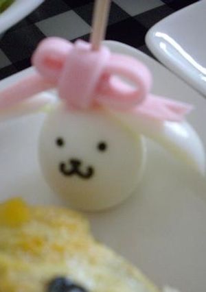 うずらのリボンウサギ-レシピのメイン写真