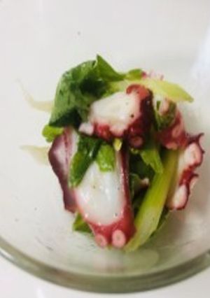タコとセロリのマリネ-レシピのメイン写真